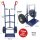 HBH® Sackkarre 200kg Luftreifen Stahlfelge TK200LU01 blau Transportkarre robust