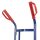 HBH® Sackkarre 200kg Luftreifen Stahlfelge TK200LU01 blau Transportkarre robust