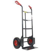 HBH® Sackkarre 200kg Pu-Rad TK200PU01 schwarz Transportkarre Vollgummireifen