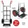 HBH® Sackkarre 200kg Pu-Rad TK200PU01 schwarz Transportkarre Vollgummireifen