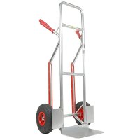 HBH® Sackkarre Alu 200kg Luftreifen TK200ALU04 Aluminium Transportkarre Luftrad