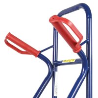 HBH® Sackkarre 200kg Luftreifen TK200LU04, hoher Ramen, blau, Transportkarre