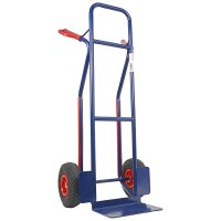 HBH® Sackkarre 200kg Luftreifen TK200LU04, hoher Ramen, blau, Transportkarre