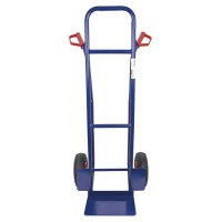 HBH® Sackkarre 200kg Luftreifen TK200LU04, hoher Ramen, blau, Transportkarre