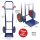 HBH® Sackkarre 200kg Luftreifen TK200LU04, hoher Ramen, blau, Transportkarre