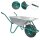 HBH® Schubkarre 85l leicht & handlich ideale Gartenschubkarre grün Luftrad
