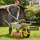 HBH® Schubkarre 85 Liter Garten Farbe gelb Profi Gartenschubkarre Luftrad 160kg