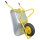 HBH® Schubkarre 85 Liter Garten Farbe gelb Profi Gartenschubkarre Luftrad 160kg