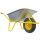 HBH® Schubkarre 85 Liter Garten Farbe gelb Profi Gartenschubkarre Luftrad 160kg