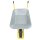 HBH® Schubkarre 85 Liter Garten Farbe gelb Profi Gartenschubkarre Luftrad 160kg