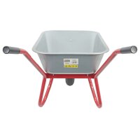 HBH® Schubkarre 85 Liter Garten Farbe rot Profi Gartenschubkarre Luftrad 160kg