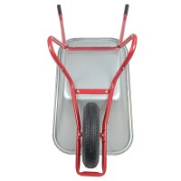 HBH® Schubkarre 85 Liter Garten Farbe rot Profi Gartenschubkarre Luftrad 160kg