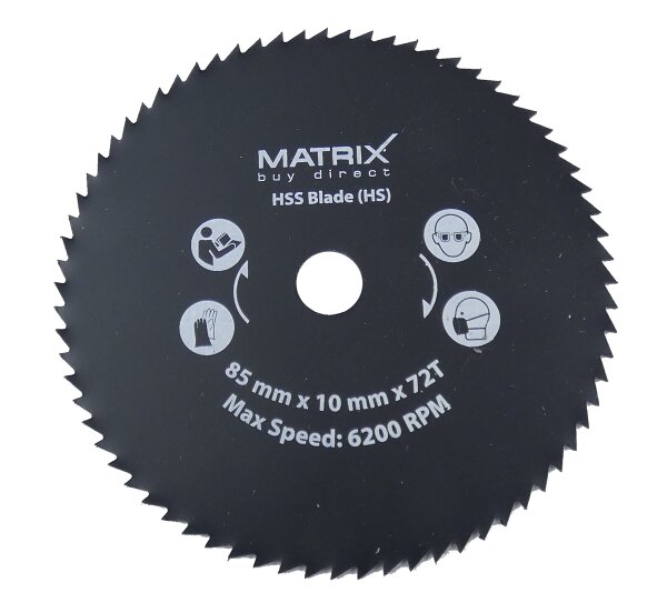 MATRIX Sägeblatt für Mini Handkreissäge Kreissäge MCS 500 MCS 500-1