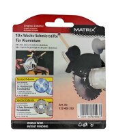 Matrix Schneidwachs Schmierstift Wachsstift 5x 10 Stück für Alu Sägeblatt