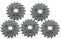 MATRIX TCT Sägeblatt 54mm 5er Set für Mini...