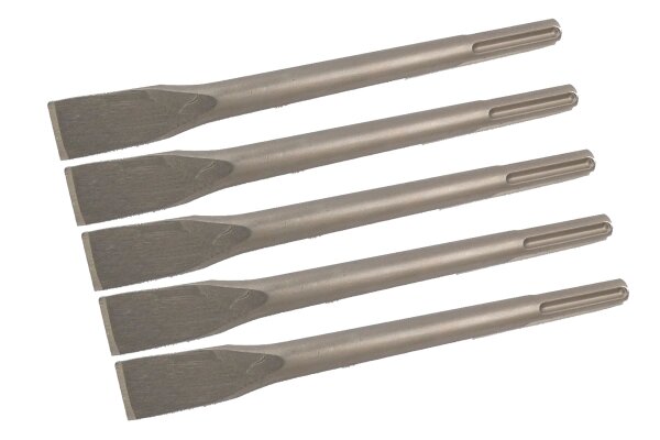 MATRIX Flachmeissel 5Stk 28cm Gesamtlänge 18 mm Durchmesser für EDH 1050 SDS Max