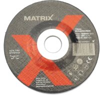 MATRIX Schleifscheibe für Metall 125mm Durchmesser...