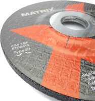 MATRIX Schleifscheibe für Metall 125mm Durchmesser...