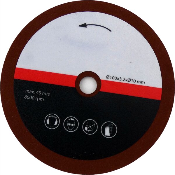 MATRIX Schleifscheibe Ersatzscheibe Ersatzschleifscheibe 100 mm 3,2 für KS 200-1