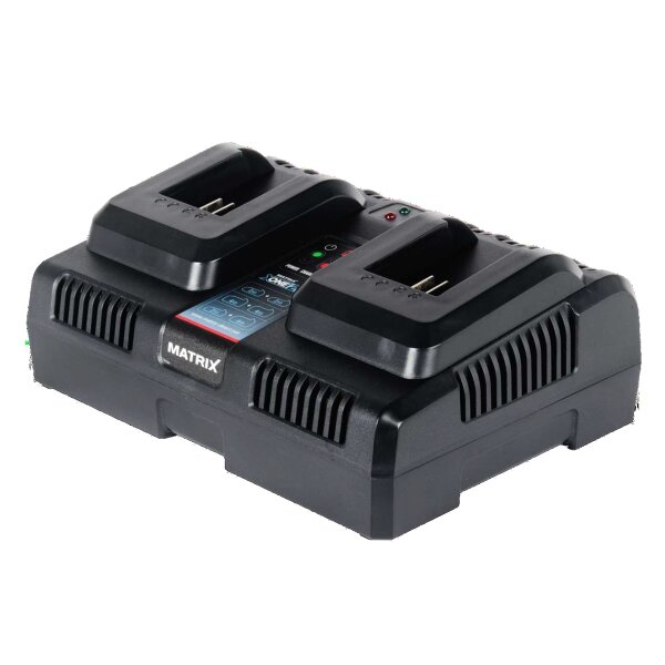 Matrix Doppel Ladegerät für Akku Kawasaki Power 20 und X-One kartonverpackt