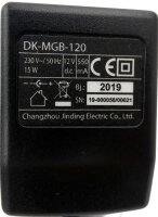 MATRIX Ersatzteil Ladegerät Netzstecker für Akkuschrauber AK 10,8V LI, K-AK 10,8