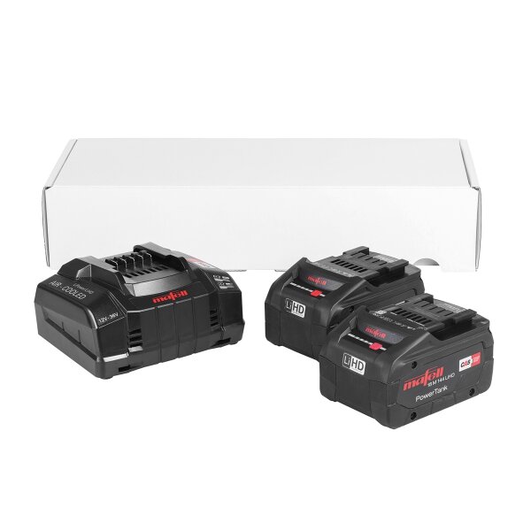 MAFELL Power-Set 2 Stück 18 Volt Akku CAS kompatibel LiHD 8Ah 144Wh + Ladegerät