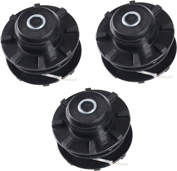 Matrix 3x Fadenspule für Rasentrimmer BMS 900-3 PGT 3in1 BMS 4-31-1 4m 2,4mm