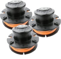 Matrix 3x Fadenspule für Rasentrimmer Motorsense BMS...