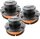 Matrix 3x Fadenspule für Rasentrimmer Motorsense BMS 900T/1 4m 2,5mm