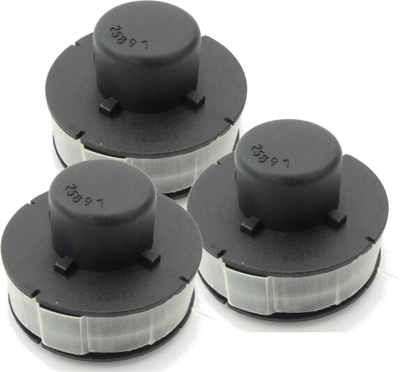 Matrix 3x Ersatzfaden Mähfaden Fadenspule für Rasentrimmer RT301-240 6m 1,2 mm