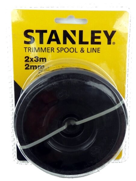 STANLEY Ersatzteil Fadenspule Fadenkopf komplett für Rasentrimmer STR-750 6m 2mm