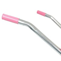 Matrix Schubkarre 100l 250kg Luftrad Kunststoffwanne Pink Rahmen verzinkt