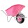 Matrix Schubkarre 100l 250kg Luftrad Kunststoffwanne Pink Rahmen verzinkt