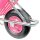Matrix Schubkarre 100l 250kg Luftrad Kunststoffwanne Pink Rahmen verzinkt