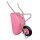 Matrix Schubkarre 100l 250kg Luftrad Kunststoffwanne Pink Rahmen verzinkt
