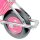 Matrix Schubkarre 100l 250kg Vollgummirad Kunststoffwanne pink Rahmen verzi