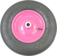 MATRIX Ersatzrad Luftrad Schubkarrenrad Luftreifen pink...