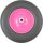 MATRIX Ersatzrad pannensicher Schubkarrenrad PU-Rad pink Stahlfelge 4x8