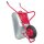 Matrix Schubkarre Profi 100l 250kg Luftrad Bauschubkarre rot mit Bodenblech
