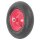 Matrix Schubkarre Profi 100l 250kg Luftrad Bauschubkarre rot mit Bodenblech