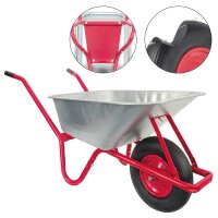 Matrix Schubkarre Profi 100l 250kg PU-Rad Bauschubkarre...