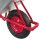 Matrix Schubkarre Profi 100l 250kg PU-Rad Bauschubkarre rot mit Bodenblech