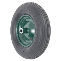 Matrix Schubkarre Profi 100l 250kg Luftrad Bauschubkarre grün mit Bodenblech