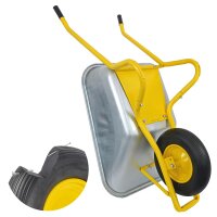 Matrix Schubkarre Profi 100l 250kg PU-Rad Bauschubkarre...
