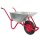 Matrix Schubkarre 100l 250kg PU-Rad Bauschubkarre rot Scheibtruhe