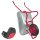 Matrix Schubkarre 100l 250kg PU-Rad Bauschubkarre rot Scheibtruhe