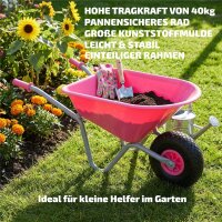 Matrix Kinder Schubkarre rosa Kinderschubkarre Schubkarre...