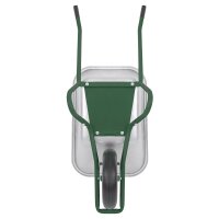 Matrix Schubkarre Profi 100l 250kg PU-Rad Bauschubkarre grün mit Bodenblech