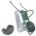 Matrix Schubkarre Profi 100l 250kg PU-Rad Bauschubkarre grün mit Bodenblech