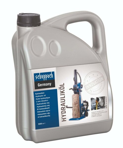 SCHEPPACH Hydrauliköl ISO 6743/4 5000 ml Flasche Öl für Holzspalter